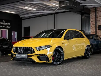 Używany Mercedes A45 AMG AMG 387 KM (284 kW) 2020 Żółty Sedan/Limuzyna