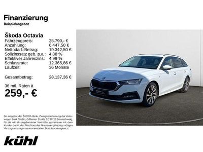 Gebraucht Skoda Octavia Tour 150 PS (110 kW) 2023 Moonweiss metallic Kombi