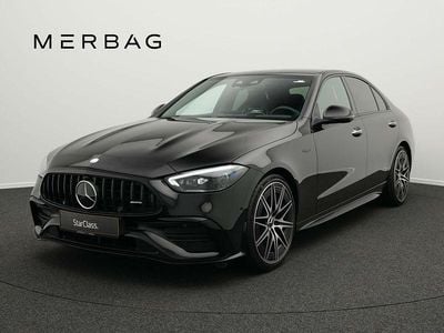 Schwarz Gebraucht 2024 Mercedes C43 AMG Night Limousine | 69.990 € (Teuer)