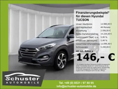 Gebraucht Hyundai Tucson Premium 185 PS (136 kW) 2018 Grau SUV