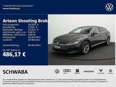 Gebraucht VW Arteon R-line 200 PS (147 kW) 2023 Grau Limousine
