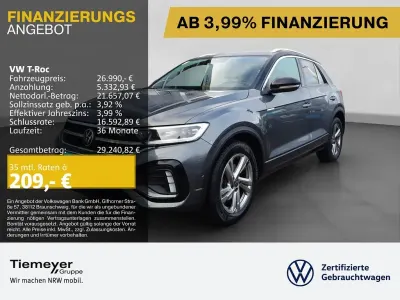 Second-hand VW T-Roc R-line 150 CP (110 kW) 2023 Gri SUV