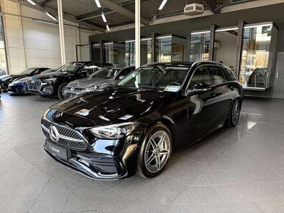 Gebraucht Mercedes C200 AMG line 163 PS (119 kW) 2023 Schwarz  unilack Kombi