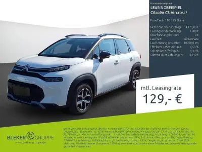 Gebraucht Citroën C3 Aircross Shine 110 PS (80 kW) 2023 Weiß SUV