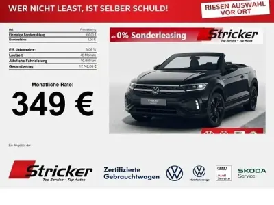 Neu VW T-Roc Cabriolet Style 150 PS (110 kW) 2026 Schwarz Cabrio