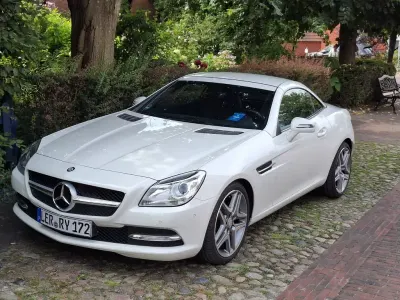 Brugt Mercedes SLK200 184 HK (135 kW) 2013 Hvid Cabriolet
