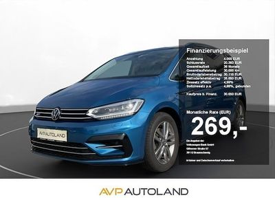 Blau Gebraucht 2022 VW Touran Highline Van / Kleinbus | 27.950 € (Guter Preis)