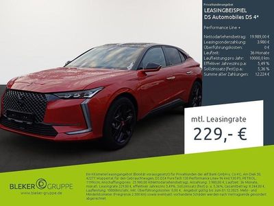 Begagnad DS Automobiles DS4 Performance Line Plus 131 HK (96 kW) 2023 Röd Sedan