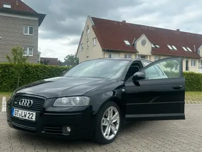 Używany Audi A3 S-Line 160 KM (117 kW) 2007 Czarny Hatchback