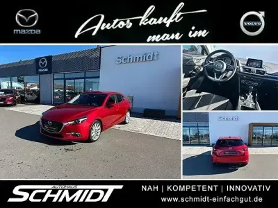 Brugt Mazda 3 Sports-Line 120 HK (88 kW) 2017 Rød Sedan