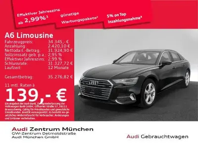 Gebraucht Audi A6 Sport 265 PS (194 kW) 2023 Mythosschwarz metallic Limousine