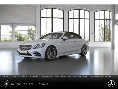 Gebraucht Mercedes C180 AMG 156 PS (114 kW) 2021 Weiß Cabrio