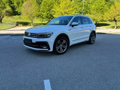 Gebraucht VW Tiguan R-line 116 PS (85 kW) 2018 Weiß SUV