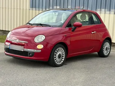 Używany Fiat 500 69 KM (50 kW) 2010 Czerwony Hatchback