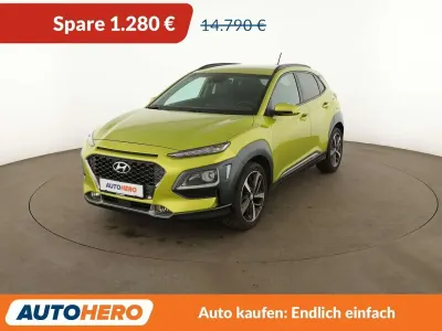 Gebraucht Hyundai Kona Premium 120 PS (88 kW) 2018 Acid yellow SUV