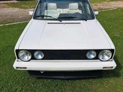 Gebraucht VW Golf Cabriolet 98 PS (72 kW) 1987 Weiß Cabrio