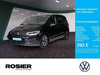 Gebraucht VW Touran Comfortline 150 PS (110 kW) 2022 Schwarz / deep black Van / Kleinbus