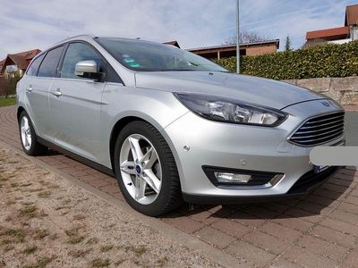 Gebraucht Ford Focus Titanium 125 PS (91 kW) 2018 Silber Kombi