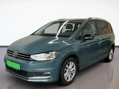 Gebraucht VW Touran IQ Drive 150 PS (110 kW) 2019 Blau Van / Kleinbus