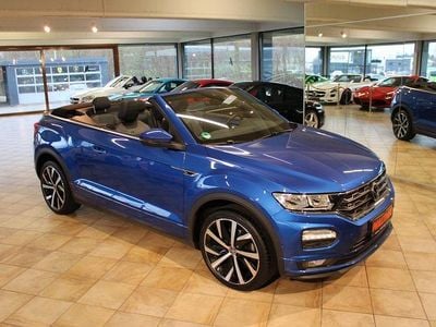 Gebraucht VW T-Roc Cabriolet R-line 150 PS (110 kW) 2021 Blau Cabrio