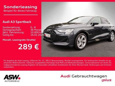 Grau Gebraucht 2025 Audi A3 Advanced Plus Limousine | 31.160 € (Superpreis)