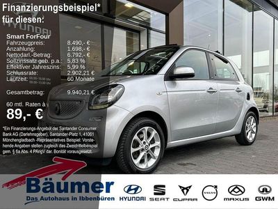 Gebraucht Smart ForFour Passion 71 PS (52 kW) 2016 Grau Kleinwagen