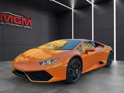 Second-hand Lamborghini Huracán 610 CP (448 kW) 2016 Portocaliu Coupe