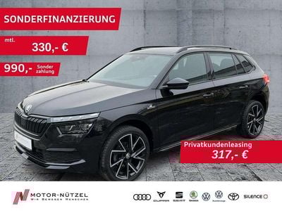 Gebraucht Skoda Kamiq Monte Carlo 150 PS (110 kW) 2022 Schwarzmagic perleffekt SUV
