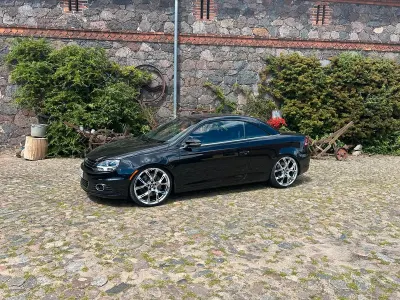 Gebraucht VW Eos 140 PS (102 kW) 2009 Schwarz Cabrio