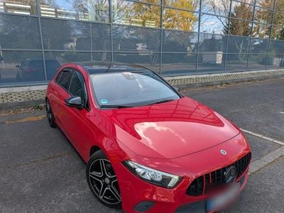 Second-hand Mercedes A200 Progressive 163 CP (119 kW) 2019 Roșu Berlinǎ
