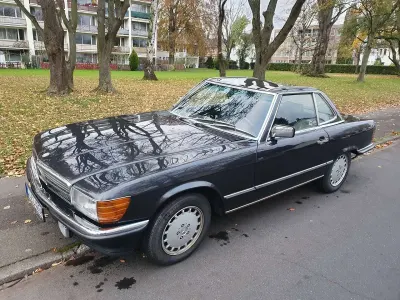 Gebraucht Mercedes SL420 204 PS (150 kW) 1987 Schwarz Cabrio