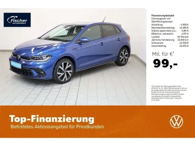 Käytetty VW Polo R-line 110 HP (80 kW) 2023 Sininen Viistoperä