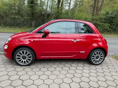 Używany Fiat 500C Lounge 69 KM (50 kW) 2017 Czerwony Kabriolet