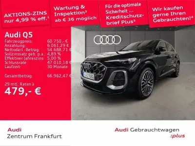 Brugt Audi Q5 Sport 204 HK (150 kW) 2026 Sort SUV