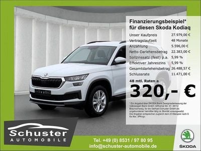Weiß Gebraucht 2023 Skoda Kodiaq Ambition SUV | 27.979 € (Guter Preis)