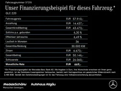 Gebraucht Mercedes GLC220 AMG 197 PS (144 kW) 2025 Weiß SUV