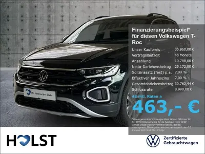 Gebraucht VW T-Roc Goal 150 PS (110 kW) 2024 Schwarz SUV