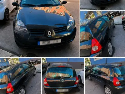 Używany Renault Clio II 2007 Czarny Hatchback