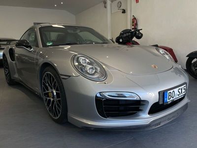 gebraucht Porsche 911 Turbo S 991 GT-Silber PCCB Sport-Design