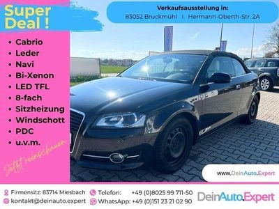 Gebraucht Audi A3 Cabriolet Ambition 160 PS (117 kW) 2011 Pantherschwarz kristalleffekt Cabrio