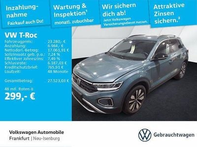 Gebraucht VW T-Roc Goal 116 PS (85 kW) 2025 Blau SUV