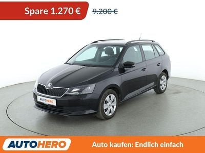 Schwarz Gebraucht 2015 Skoda Fabia Ambition Kleinwagen | 7.930 € (Fairer Preis)