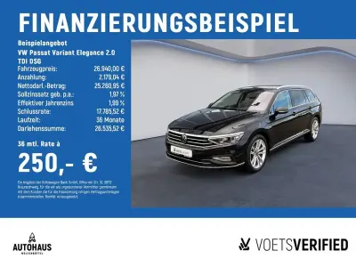 Gebraucht VW Passat Elegance 200 PS (147 kW) 2023 Schwarz Kombi