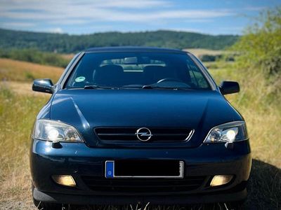 Gebraucht Opel Astra Cabriolet 147 PS (108 kW) 2002 Blau Cabrio