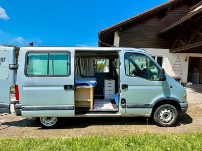 Gebraucht Renault Master 82 PS (60 kW) 2002 Silber Van / Kleinbus