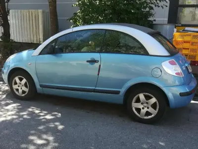 Brugt Citroën C3 Pluriel 73 HK (53 kW) 2003 Blå Cabriolet