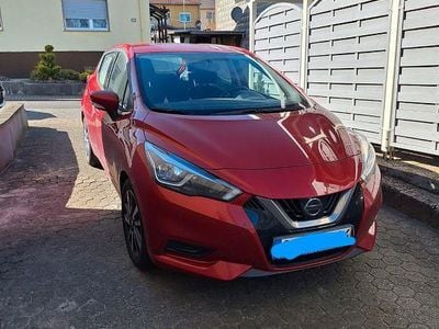 Gebraucht Nissan Micra Acenta 90 PS (66 kW) 2018 Rot Kleinwagen