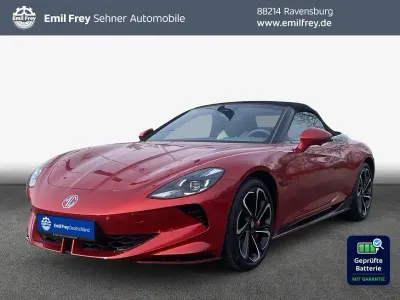 Ny MG Cyberster 375 kW (510 HK) 2026 Rød Cabriolet