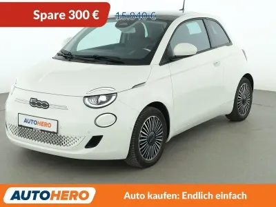 Gebraucht Fiat 500e Icon 86 kW (118 PS) 2021 Weiß Kleinwagen