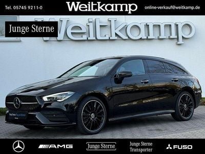 Gebraucht Mercedes CLA250e Shooting Brake AMG 218 PS (160 kW) 2022 Unilack nachtschwarz Kombi